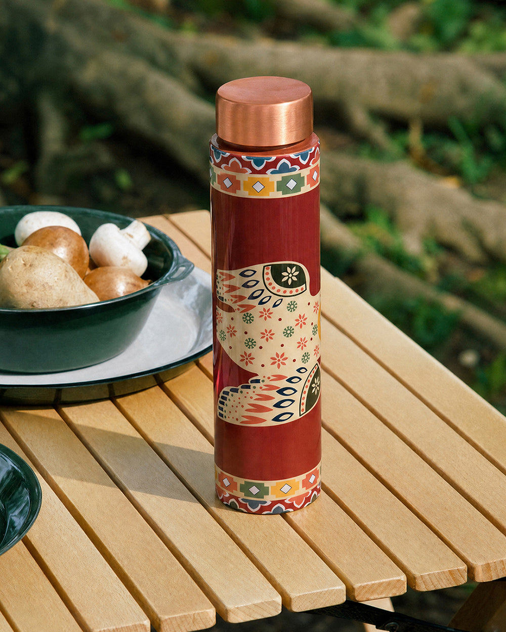 Wise Owl Copper Bottle - 900 ml | Forest Folklore