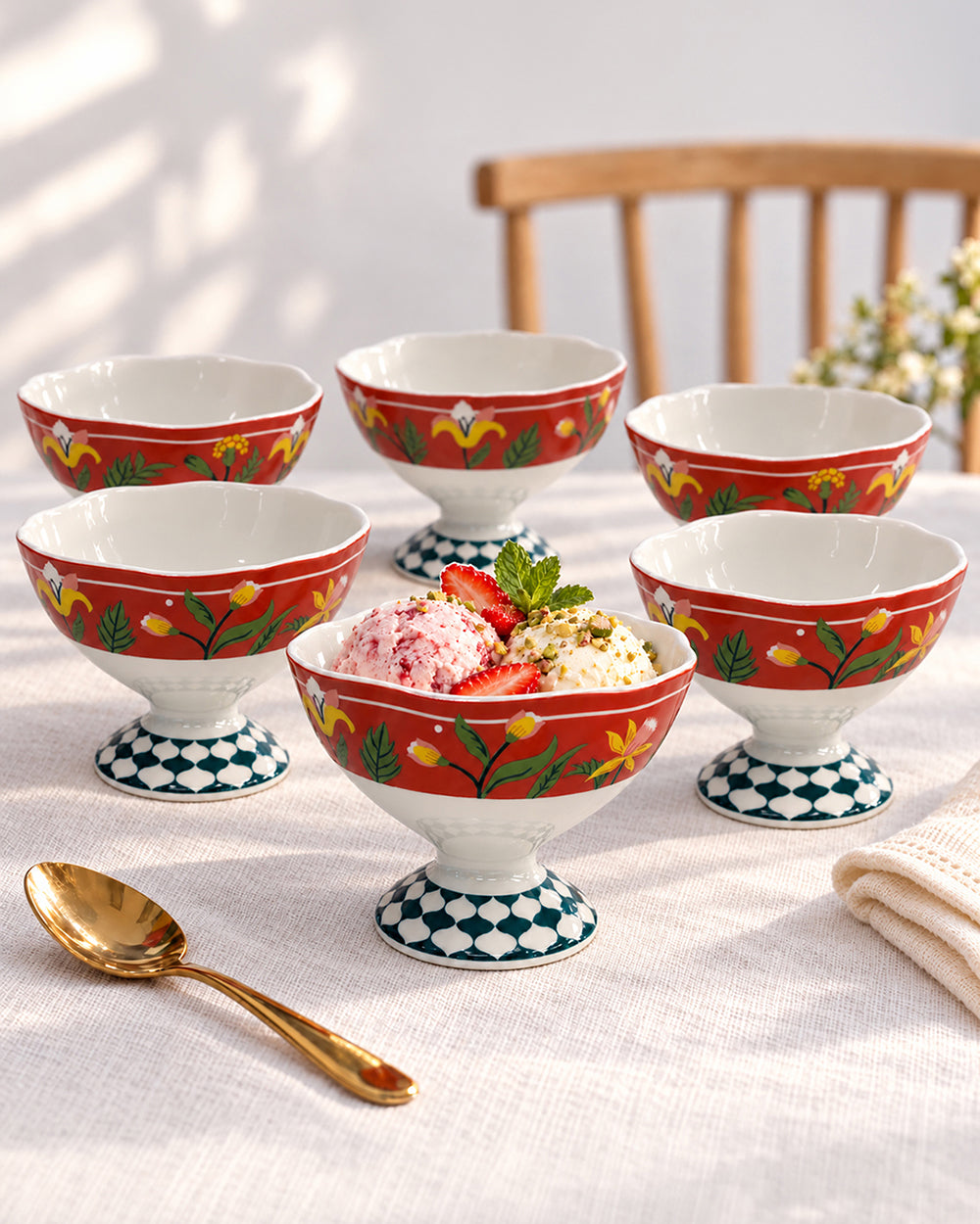 Guldasta Gelato Bowl | Haveli Socials | Set of 6