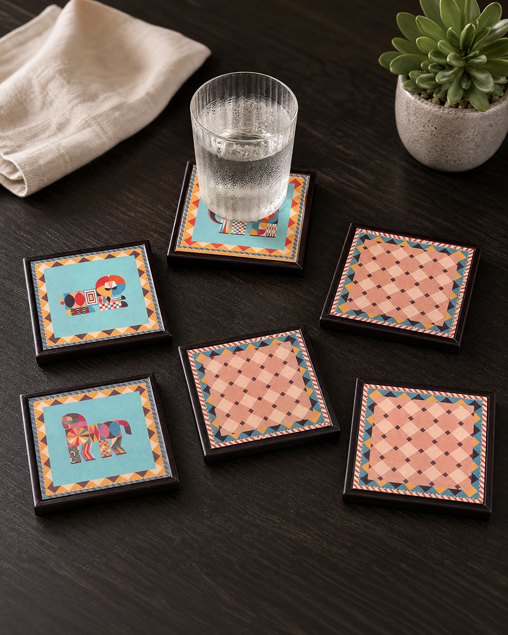 Jungle Jigsaw Coaster - Set of 6 | Forest Folklore