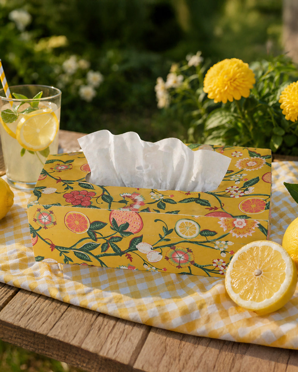 Limonata Tissue Box | Citrus Zest
