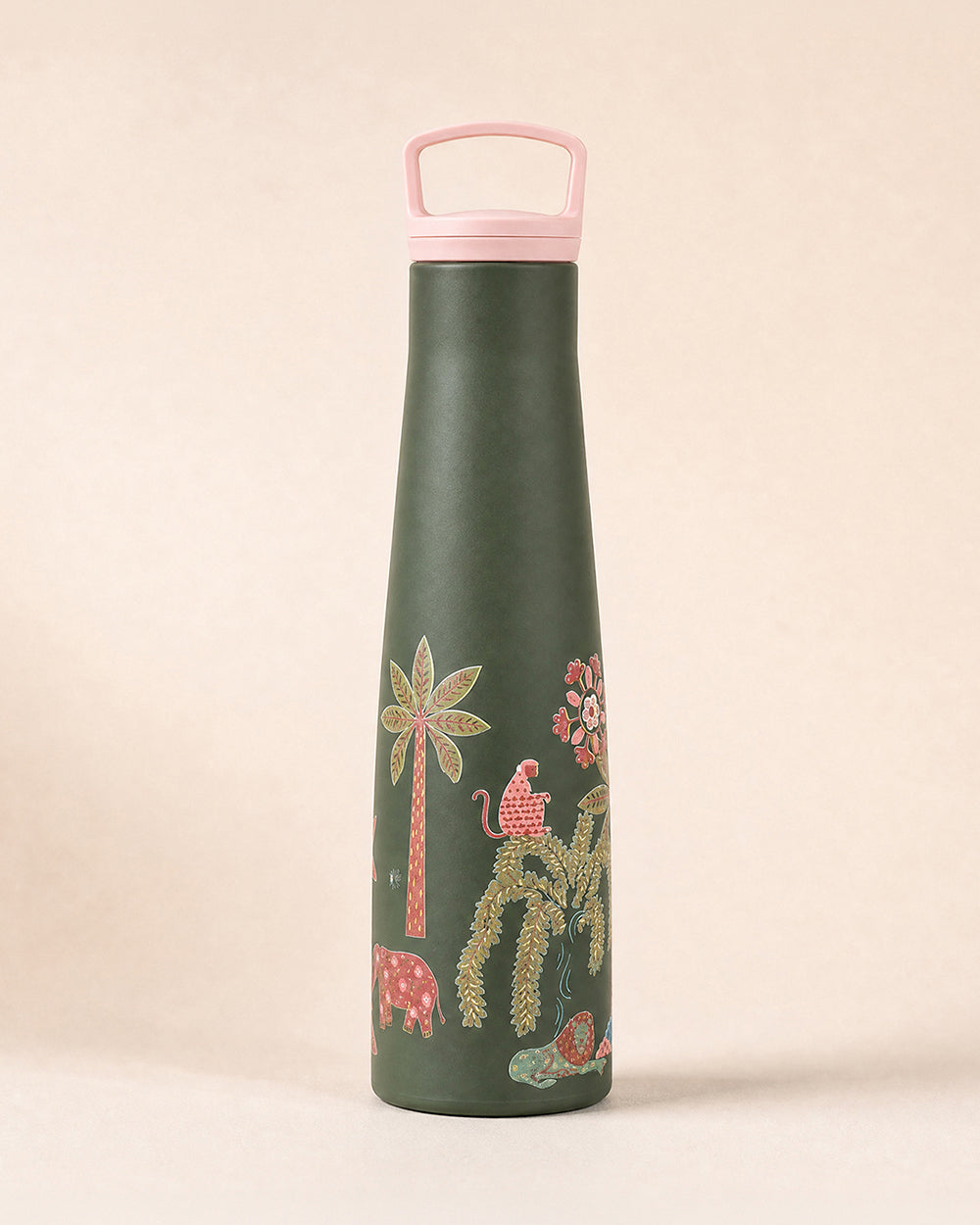Forest Bloom Insulated Steel Sipper - 650 ml | Forest Folklore