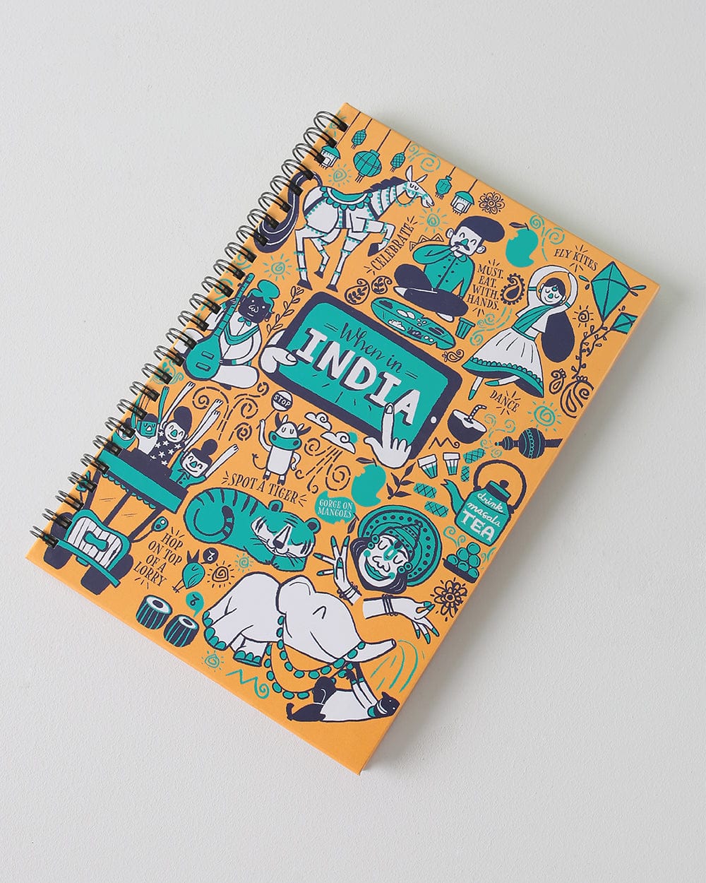 Chumbak When In India Spiral Notebook