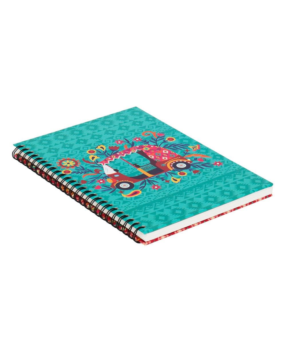 Chumbak Bohemian Auto Ride Spiral Notebook