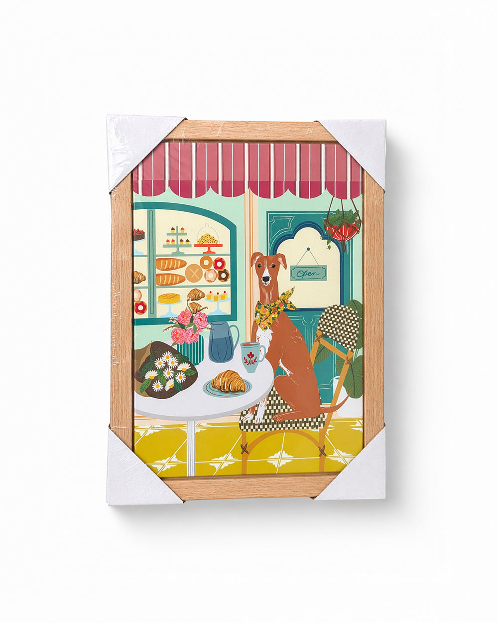 Florentine Hound Wall Frame, 30x40cm| Citrus Zest