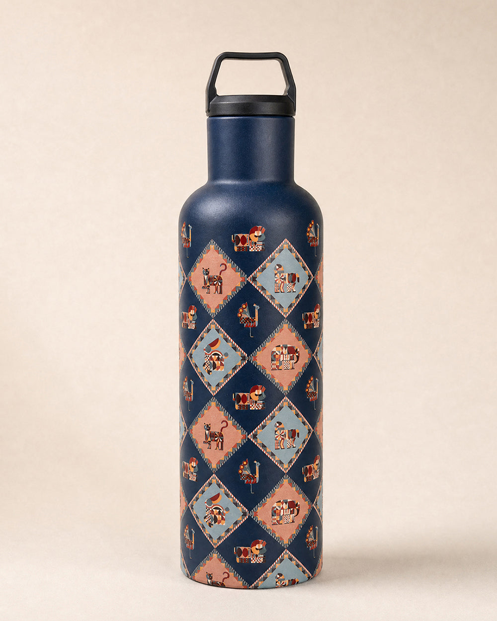 Jungle Jigsaw Insulated Steel Sipper - 900 ml | Forest Folklore