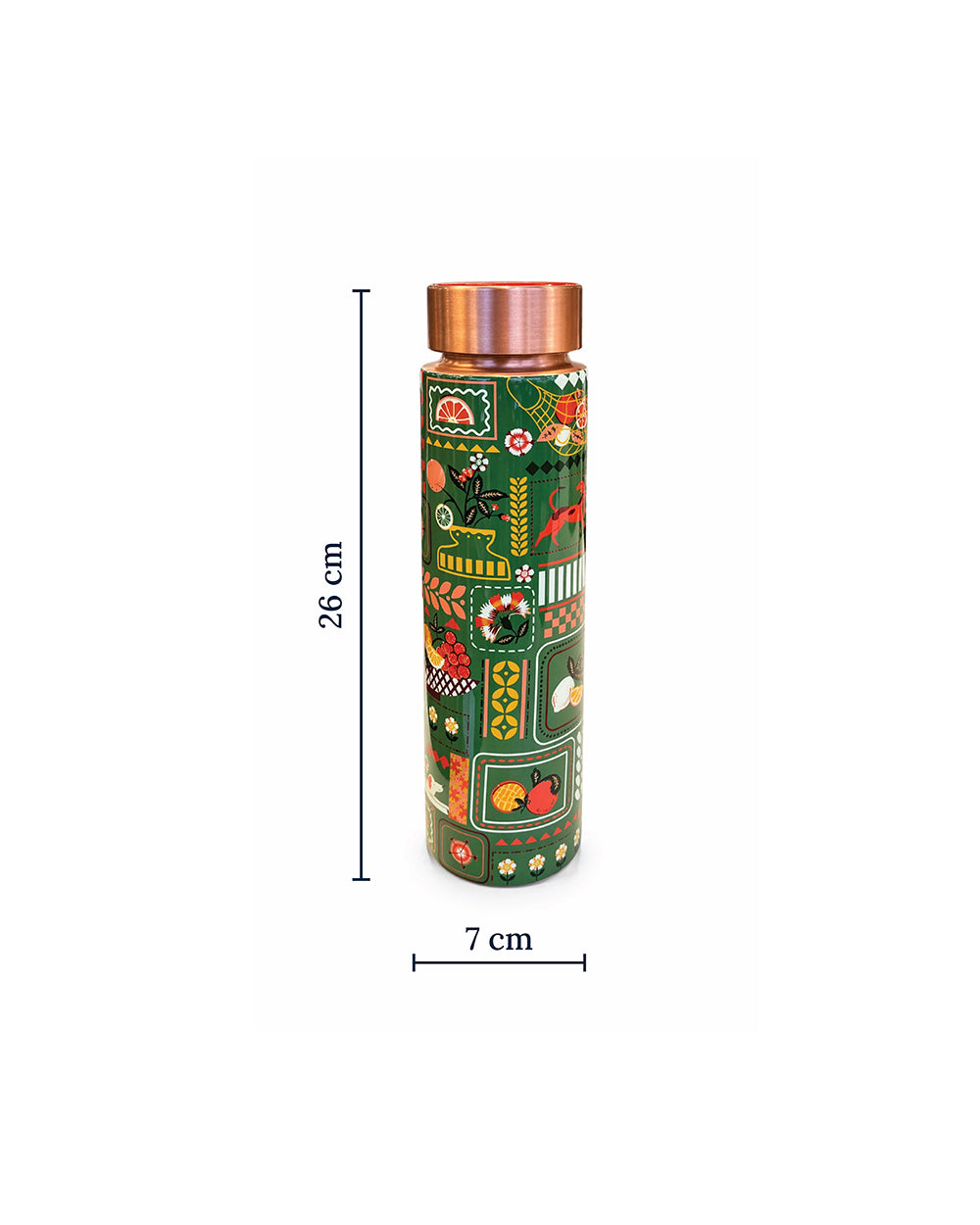 Limonata Copper Bottle, 900ml  | Citrus Zest