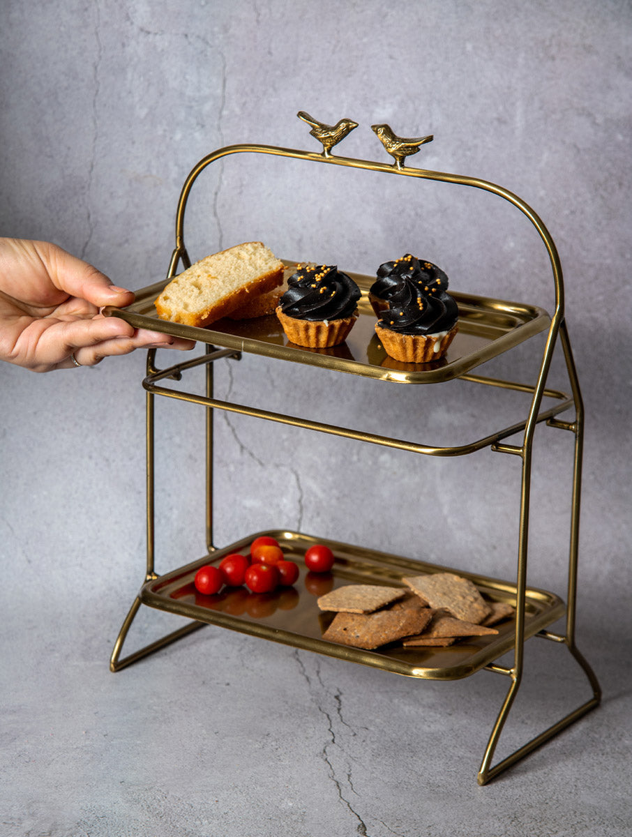 2 Tier Birdie Dessert Platter