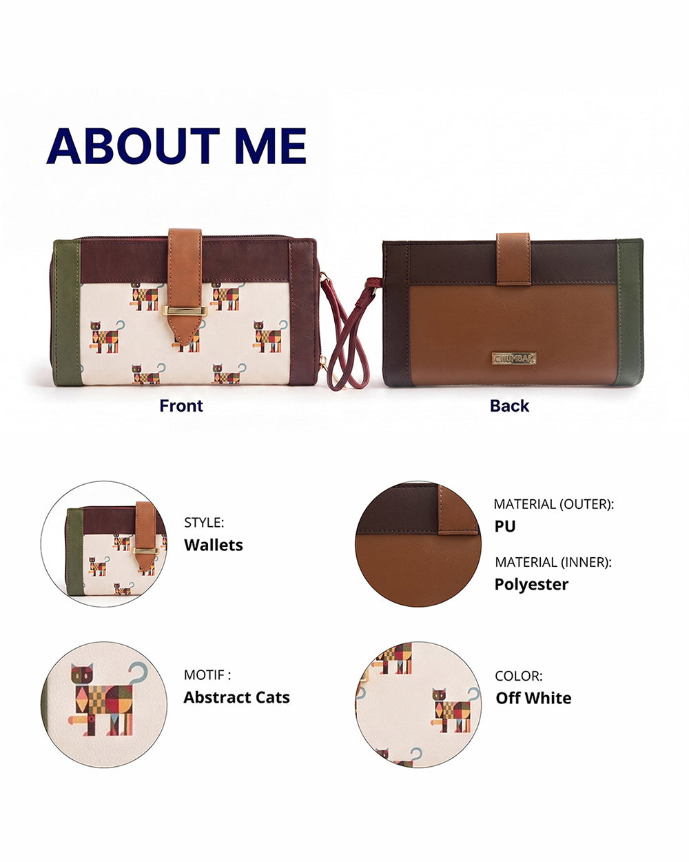 Kasauli Long Wallet - Ivory | Forest Folklore