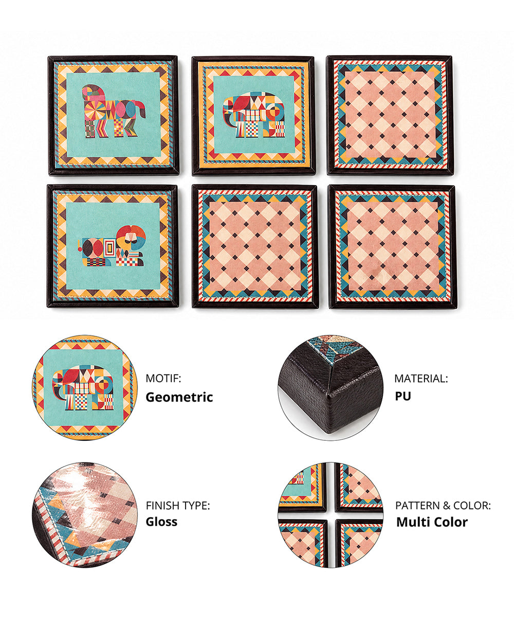 Jungle Jigsaw Coaster - Set of 6 | Forest Folklore