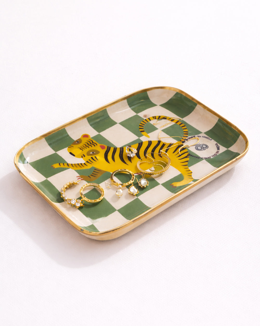 Roar Trinket Tray (Mini), 4x6cm | Citrus Zest
