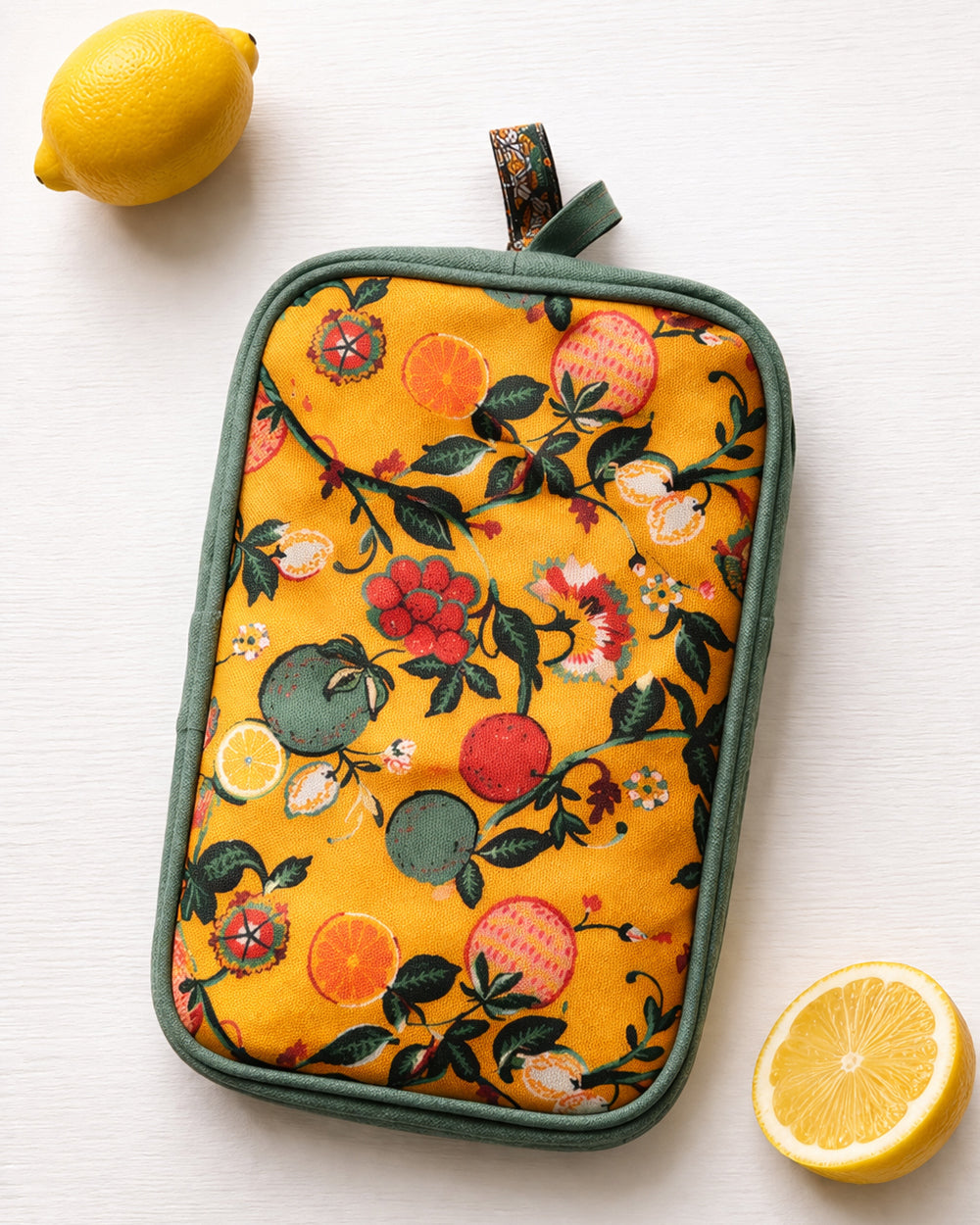 Limonata Travel Pouches Set of 2 | Citrus Zest
