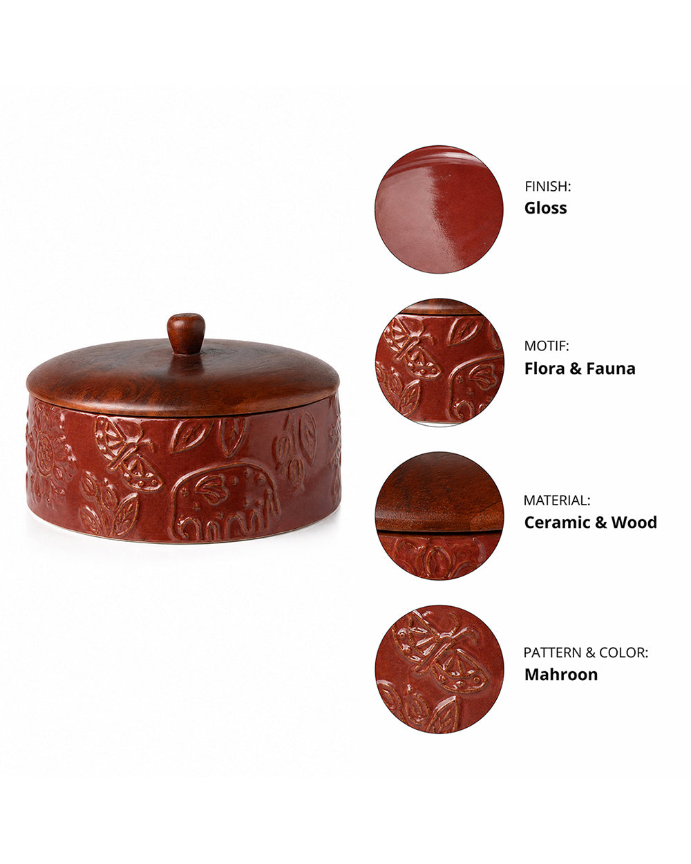 Forest Embossed Storage Box | Forest Folklore