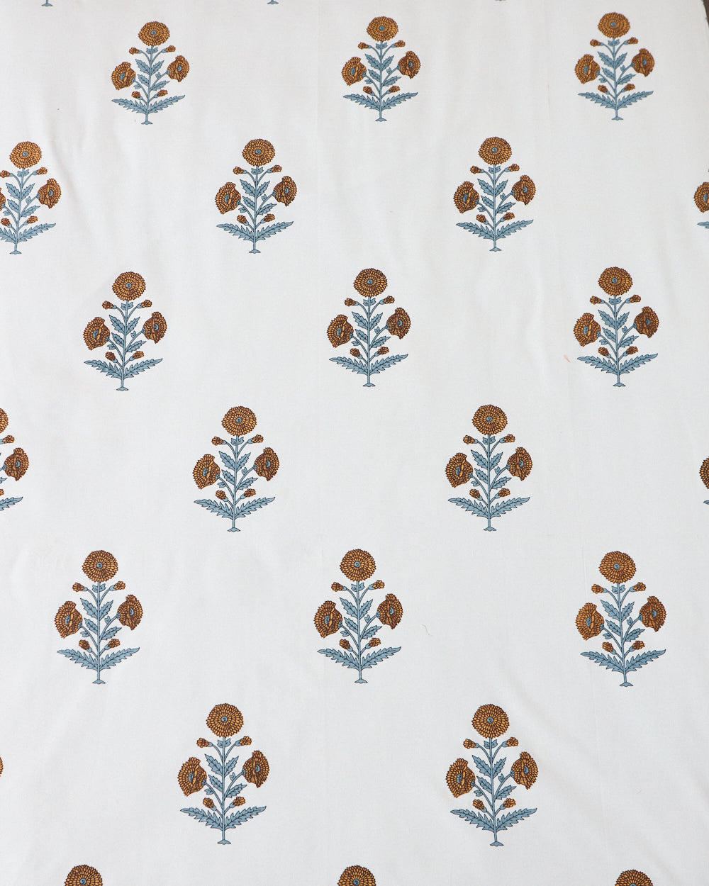 Bloomin’ Boota – Marigold Bedsheet Set 180TC