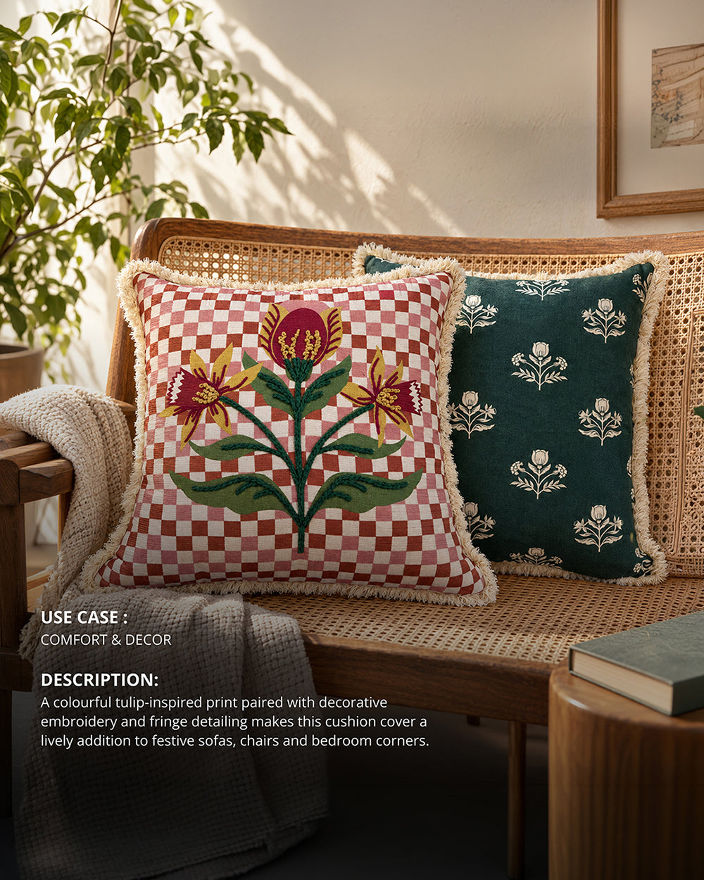 Patio Cushion Cover | Haveli Socials