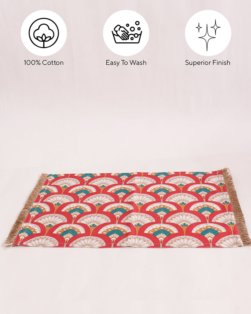 Festival Flair Placemats Set of 2 - Red