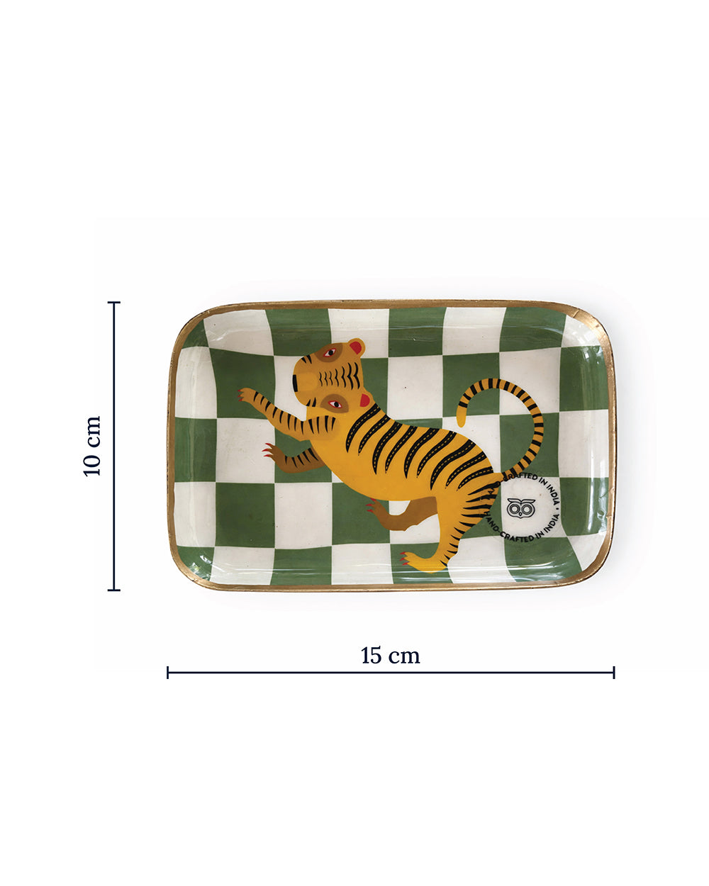 Roar Trinket Tray (Mini), 4x6cm | Citrus Zest