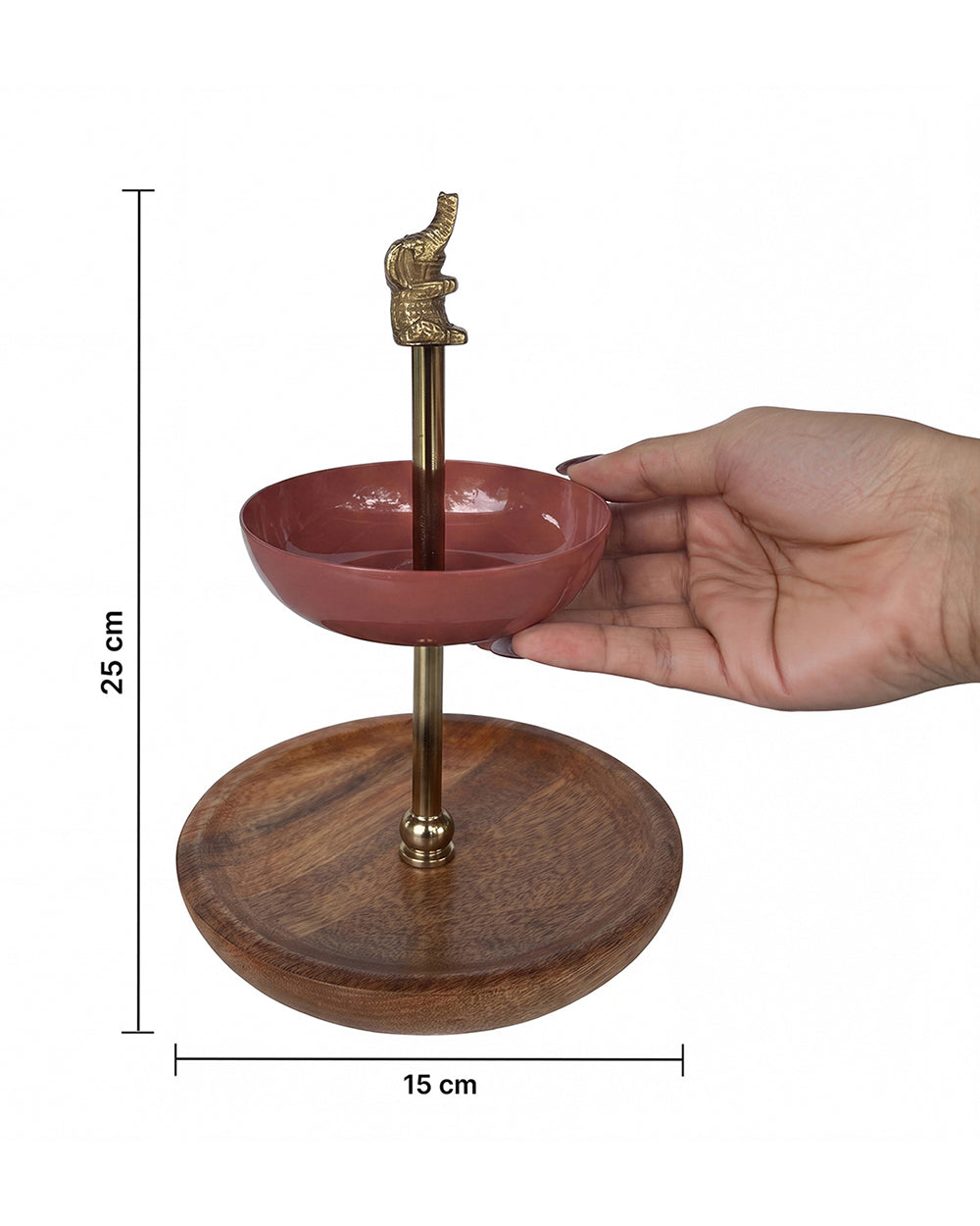 Tusker Tales 2-Tier Jewellery Holder | Forest Folklore