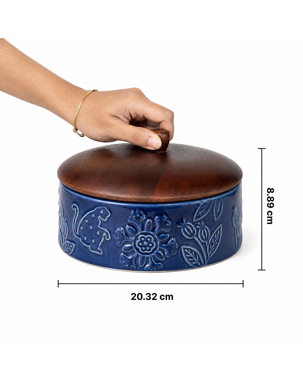 Forest Embossed Storage Jar | Forest Folklore