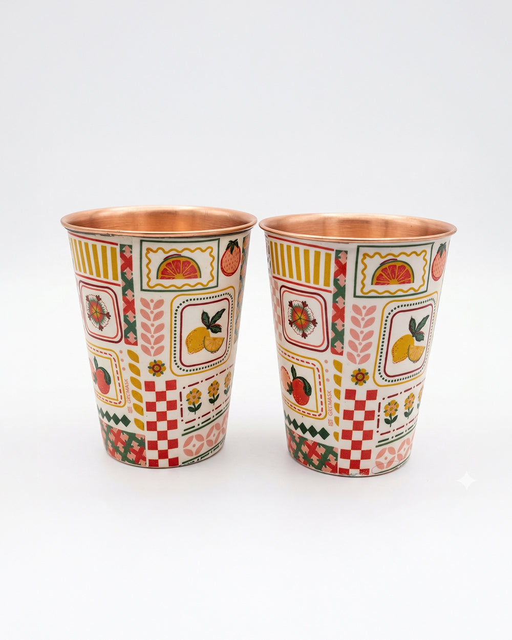 Limonata Copper Tumbler, 350 ml | Citrus Zest