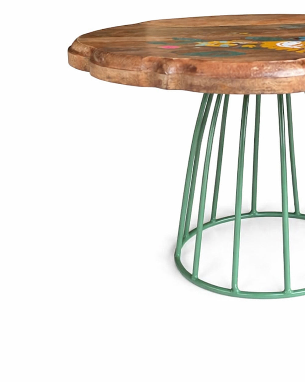 Florentine Wooden Snack-cum-Cake Stand, 12"| Citrus Zest