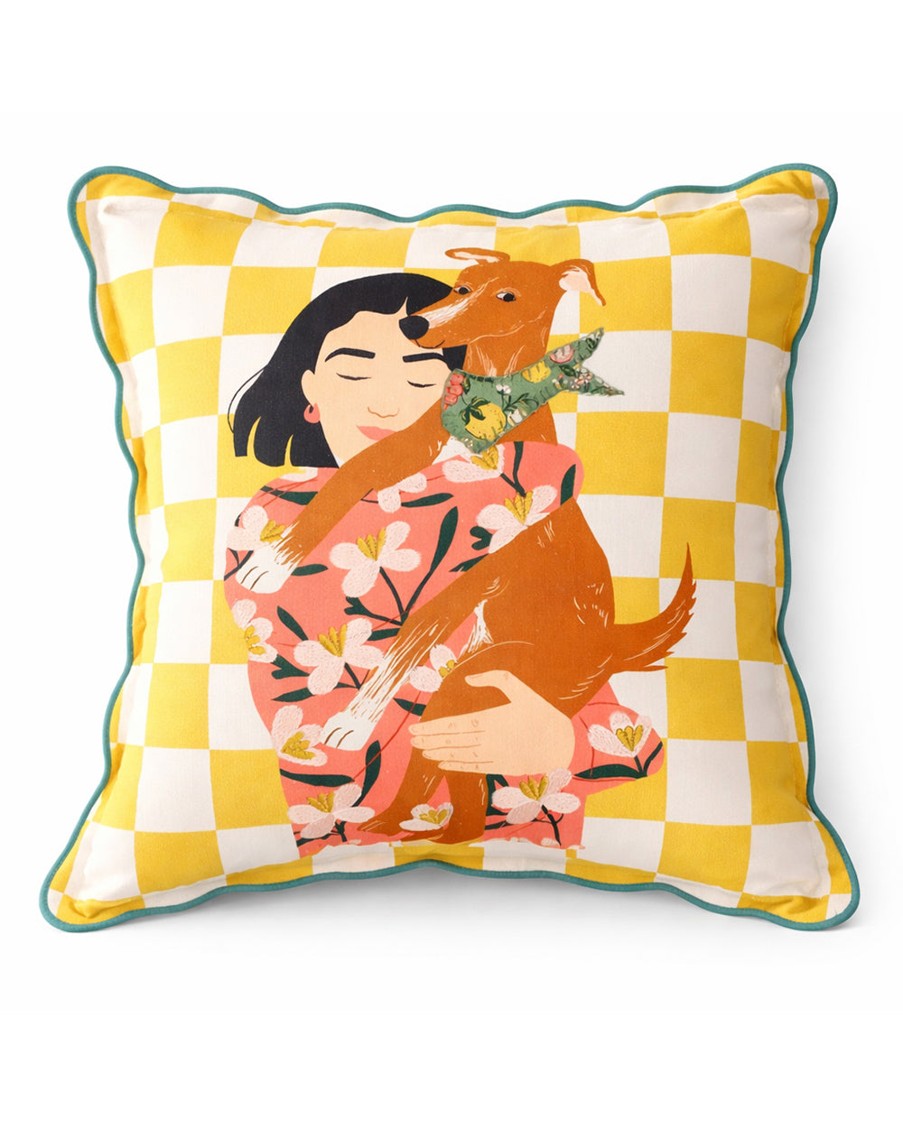 Casa Hound Cushion | Citrus Zest