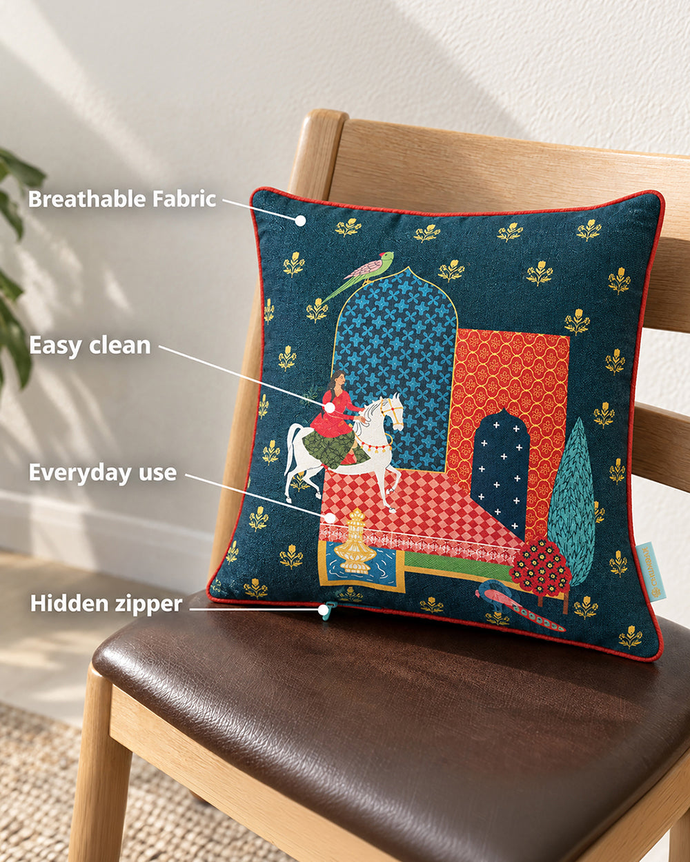 Haveli Ride Cushion Cover | Haveli Socials