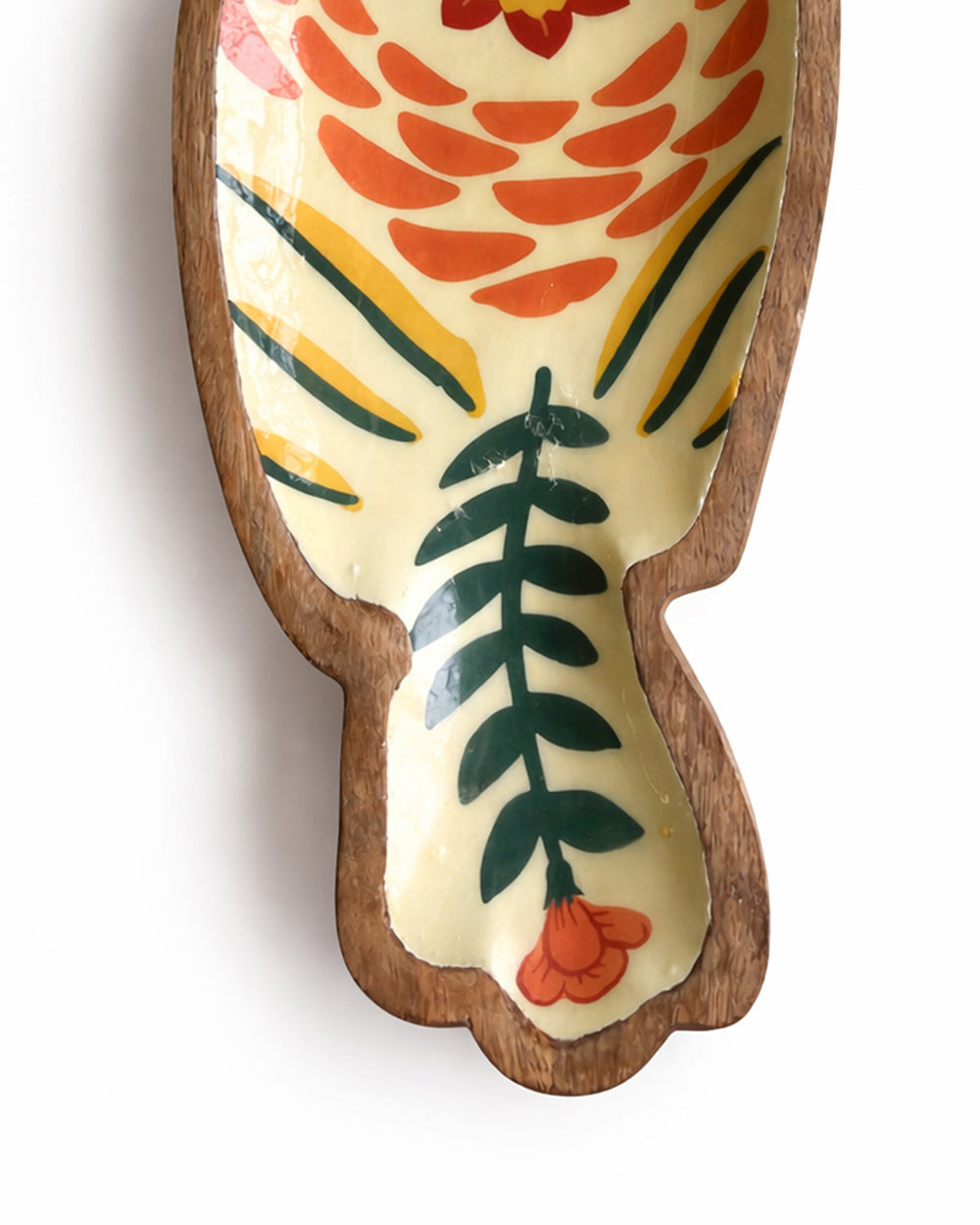 Birdie Wooden Platter-cum-Wall Décor ( Large) | Citrus Zest