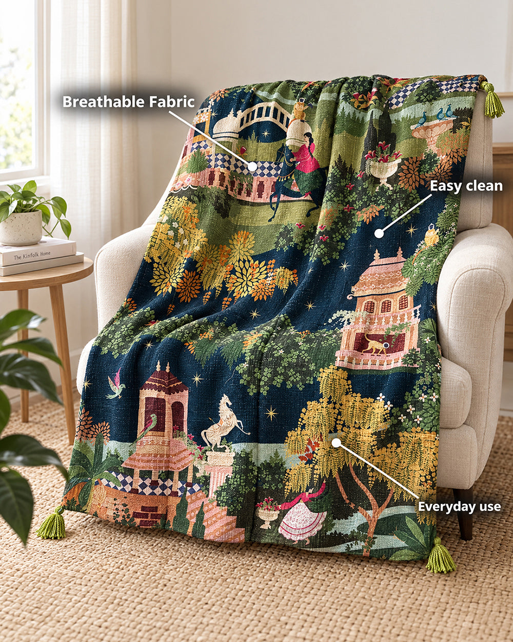 Mahal Afterhours Printed Throw | Haveli Socials