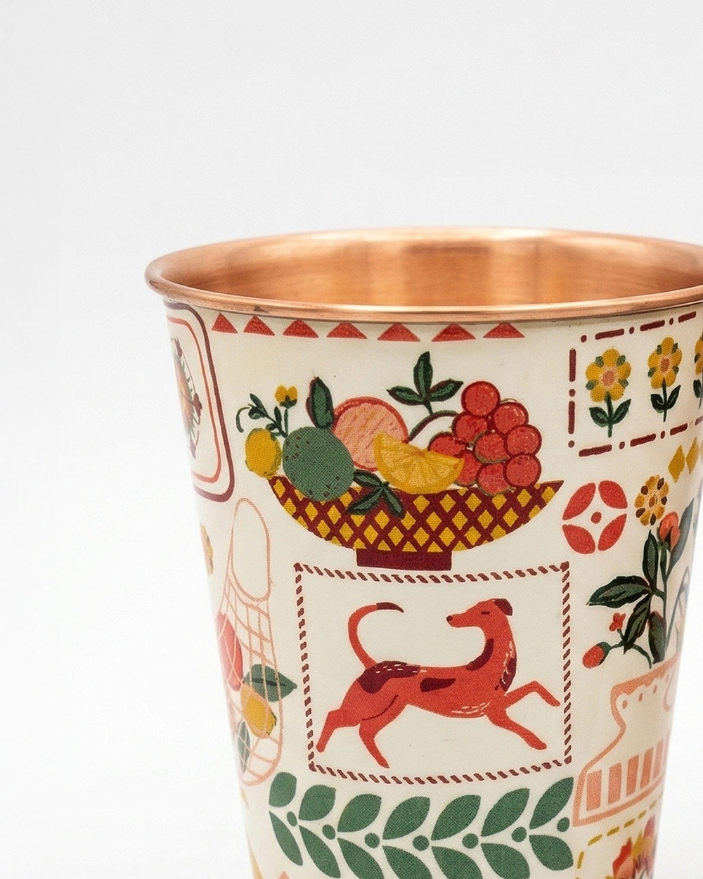 Limonata Copper Tumbler, 350 ml | Citrus Zest