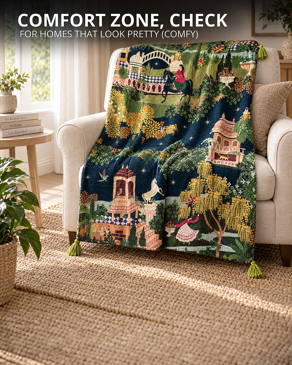Mahal Afterhours Printed Throw | Haveli Socials