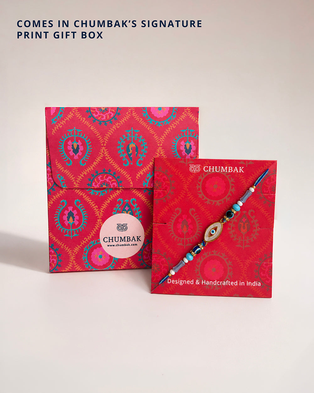 Evil-Eye Rakhi - Beads & Thread