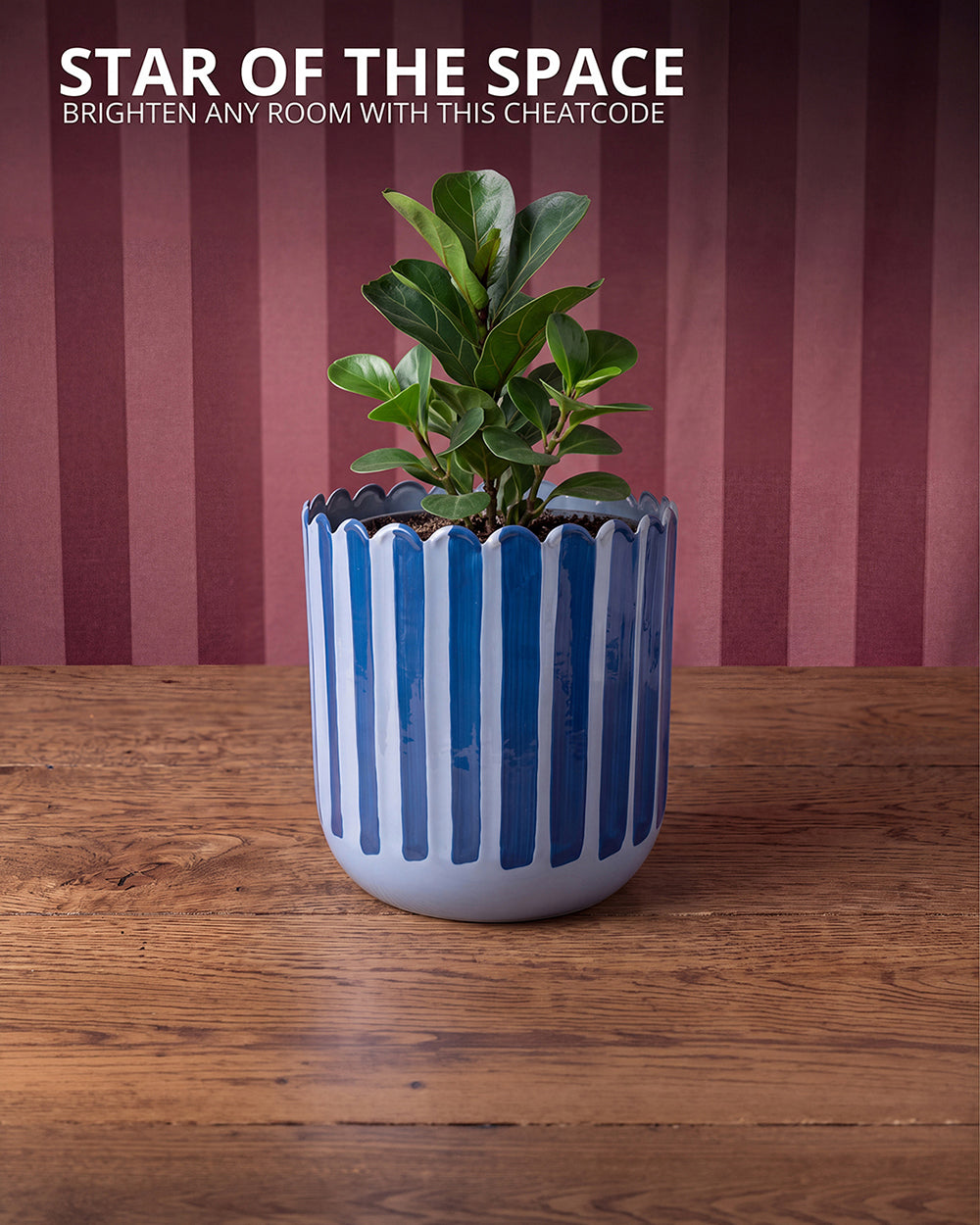 Blue Grove Metal Planter - Large | Forest Folklore