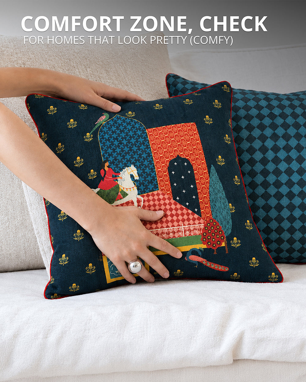 Haveli Ride Cushion Cover | Haveli Socials