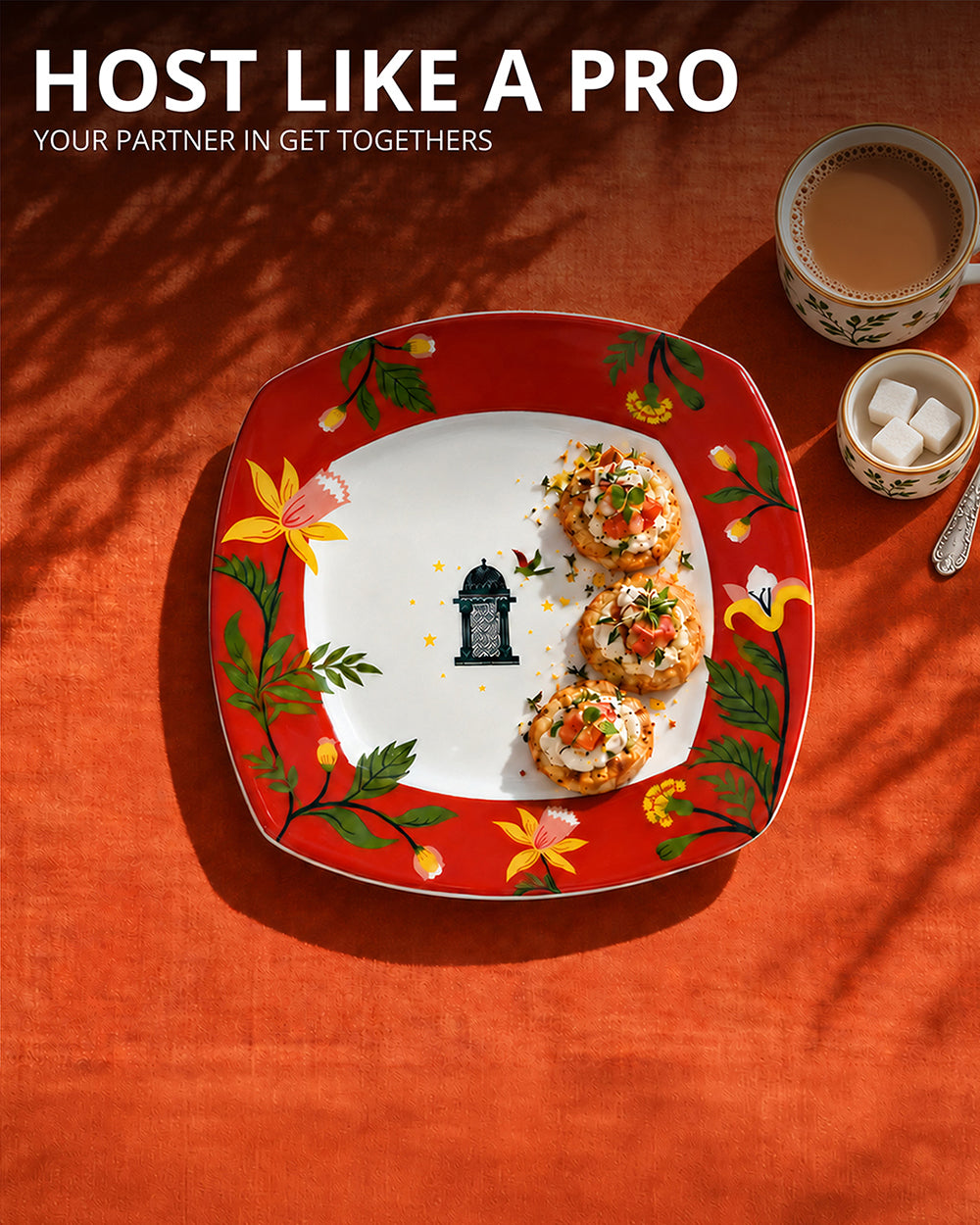 CharBagh Quarter Plates Set of 4 | Haveli Socials