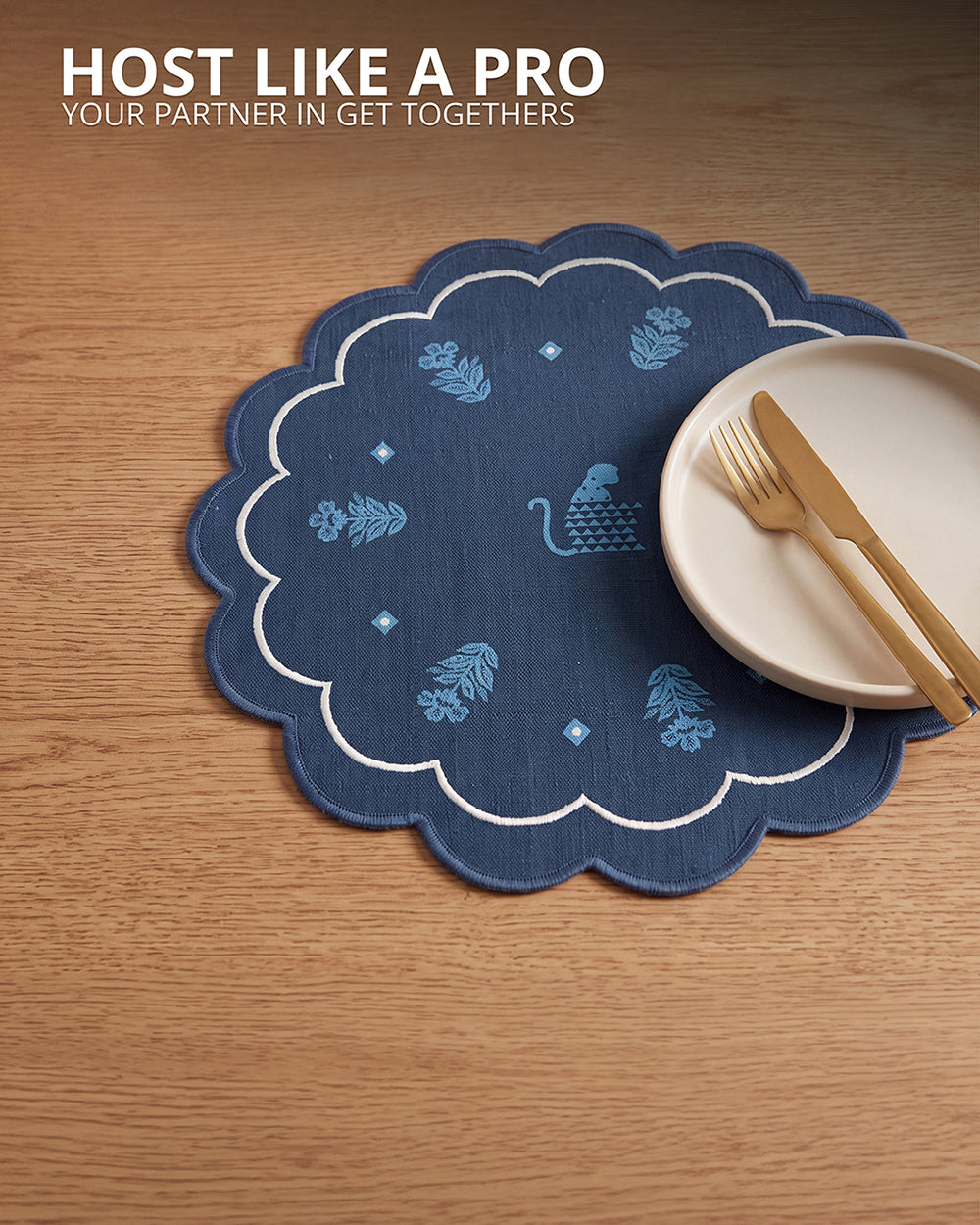 Midnight Forest Table Mat- Set of 2 | Forest Folklore