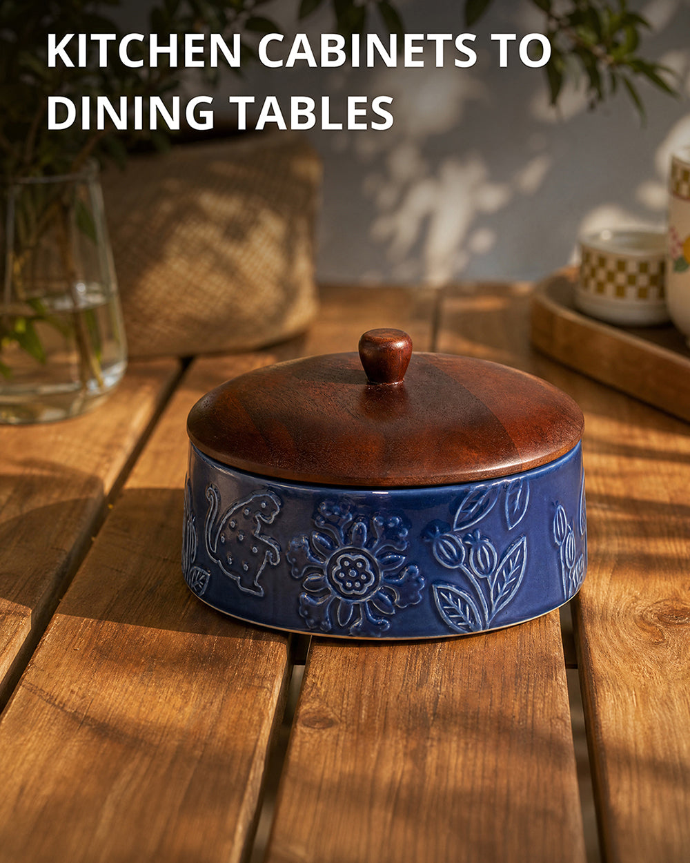 Forest Embossed Storage Jar | Forest Folklore
