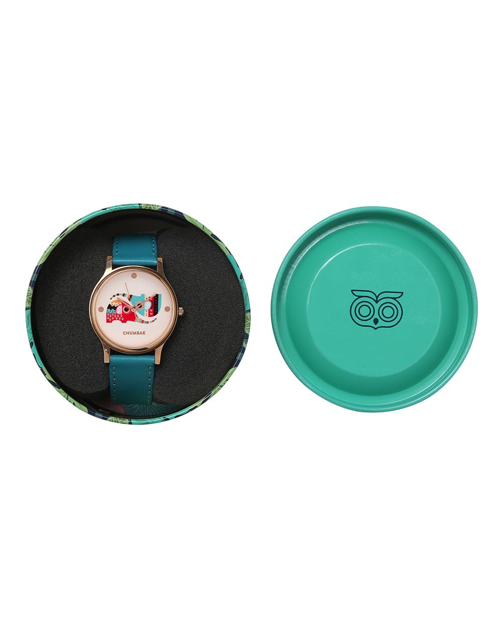 Chumbak TEAL by Chumbak Decorative Elephant Wrist Watch