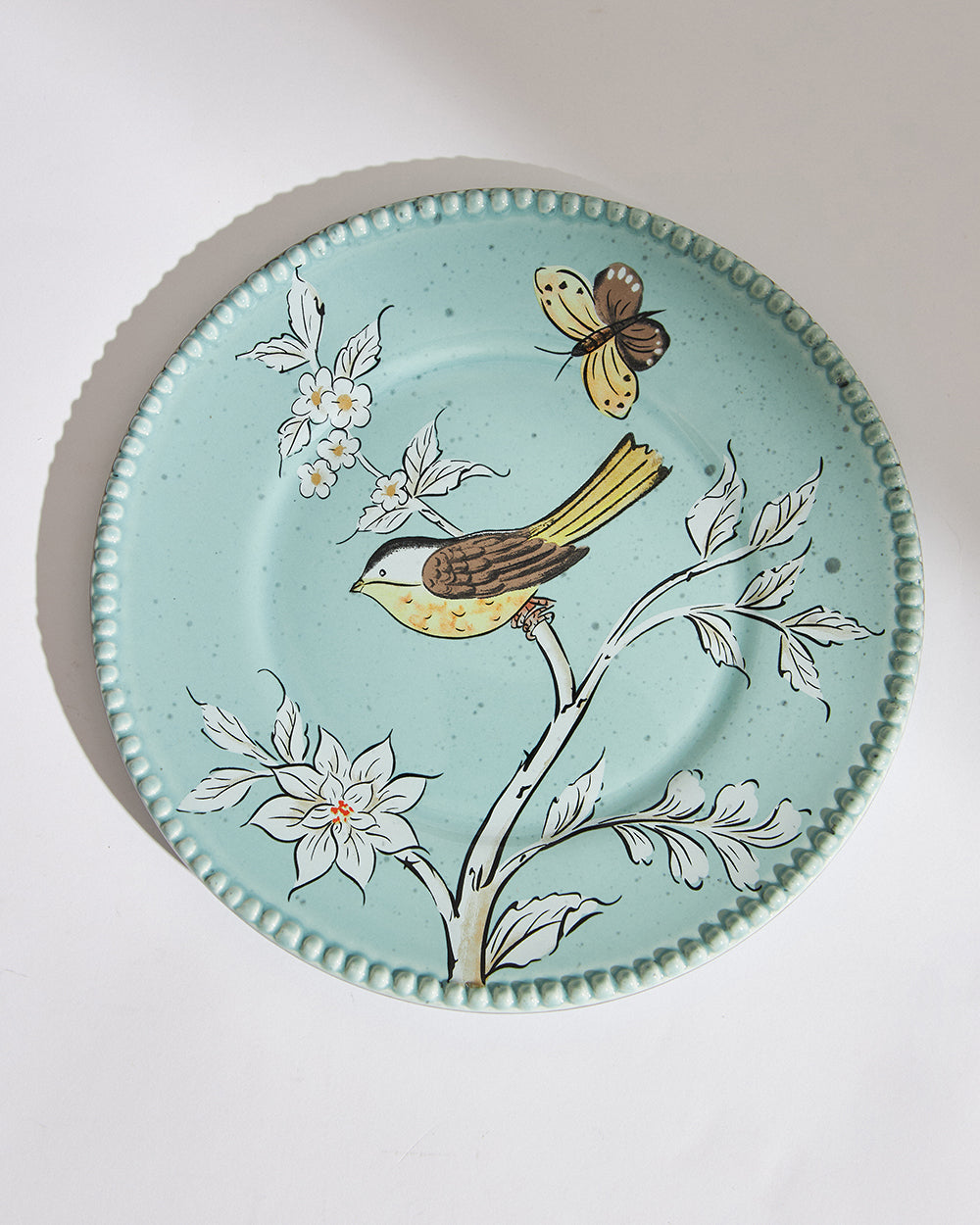 Flora Bird Dessert Plate