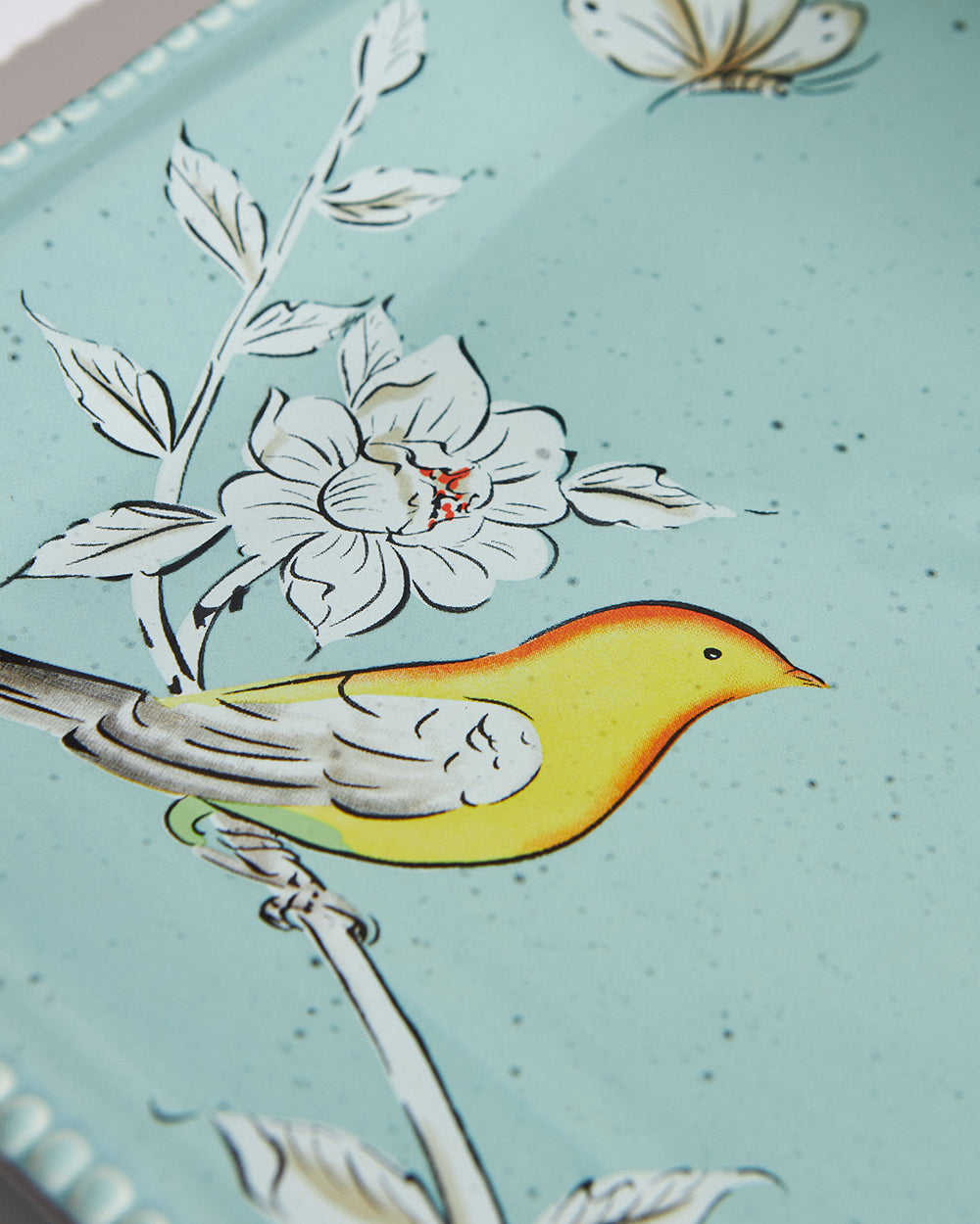 Flora Bird Dinner Plate