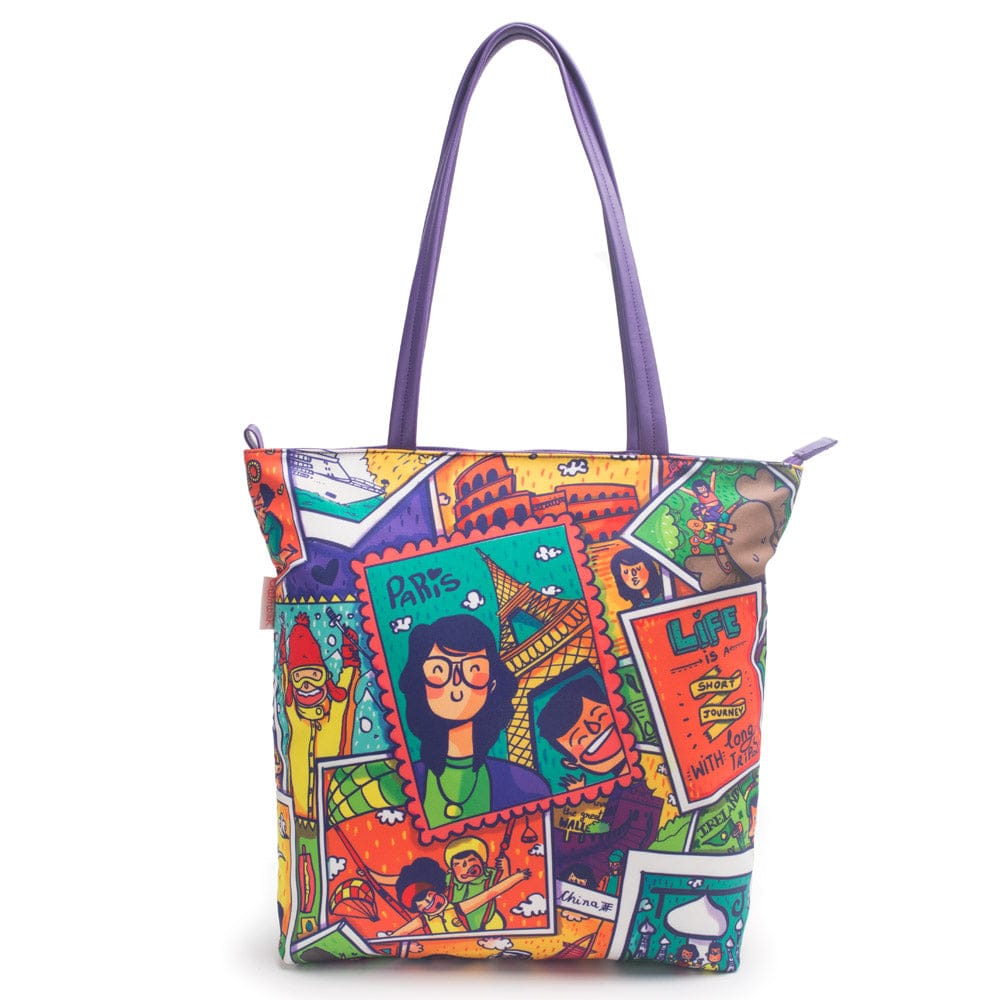 Chumbak Live To Travel Tote Bag