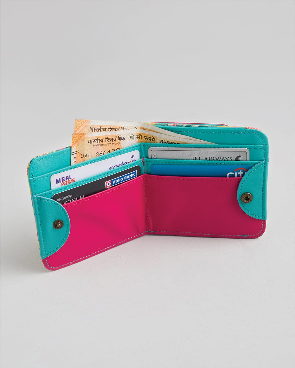 Chumbak Tropical Birdie Wallet ' Yellow