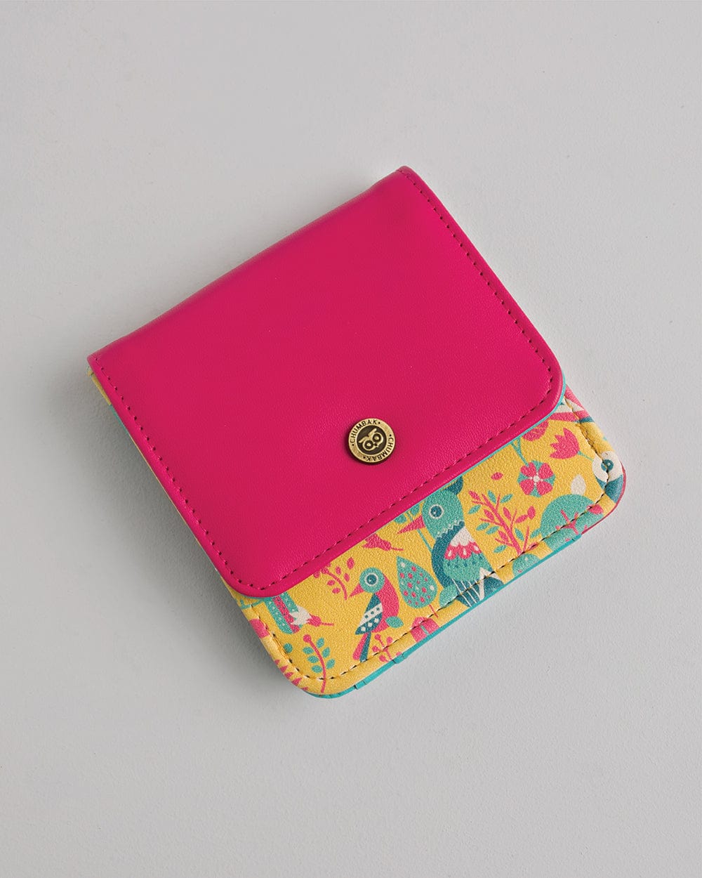 Chumbak Tropical Birdie Wallet ' Yellow