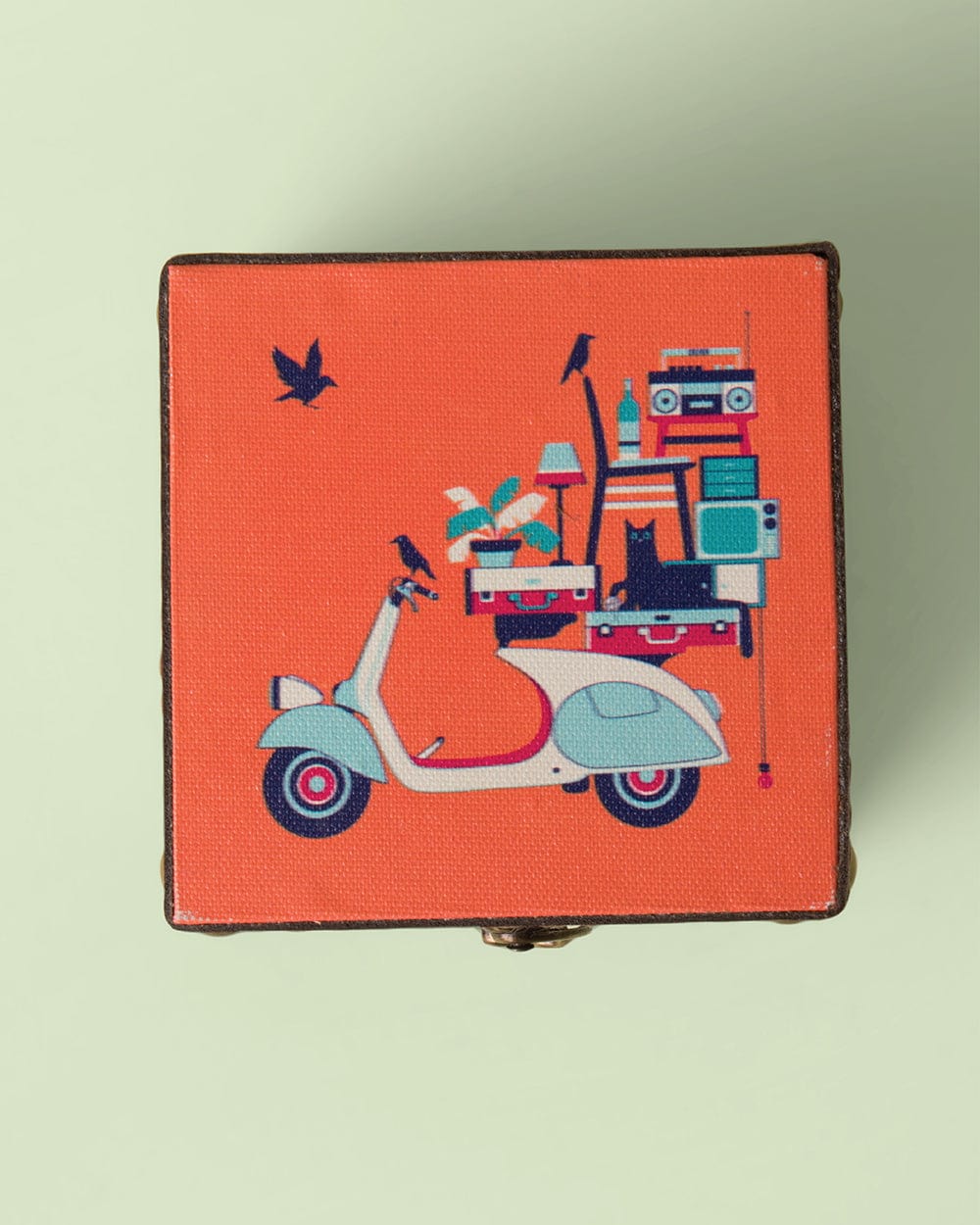 Chumbak Vintage Scooter Trinket Box