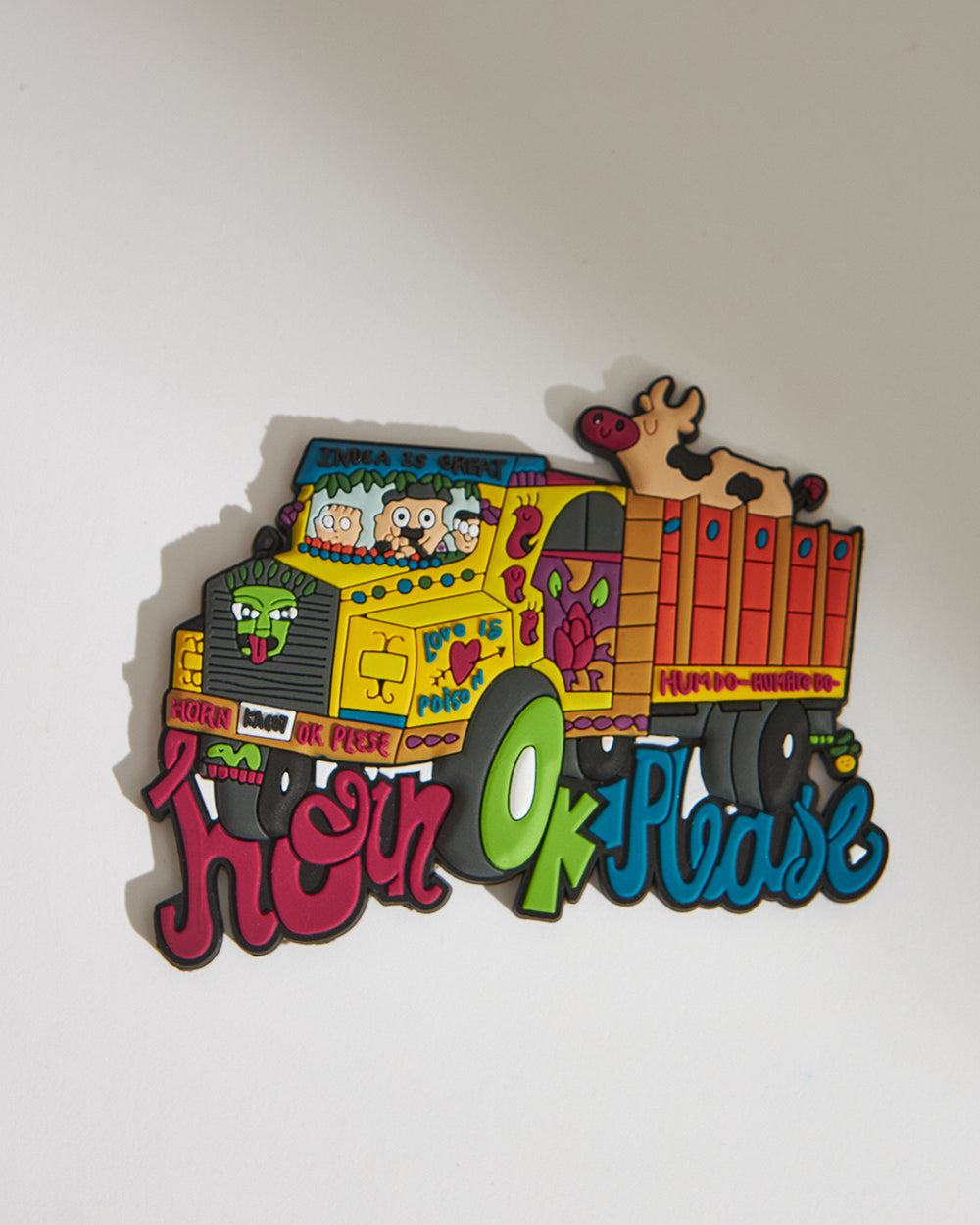 Horn Ok Truck  Magnet