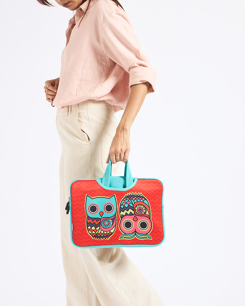 Classic Chumbak Owls Laptop Sleeve - 13”