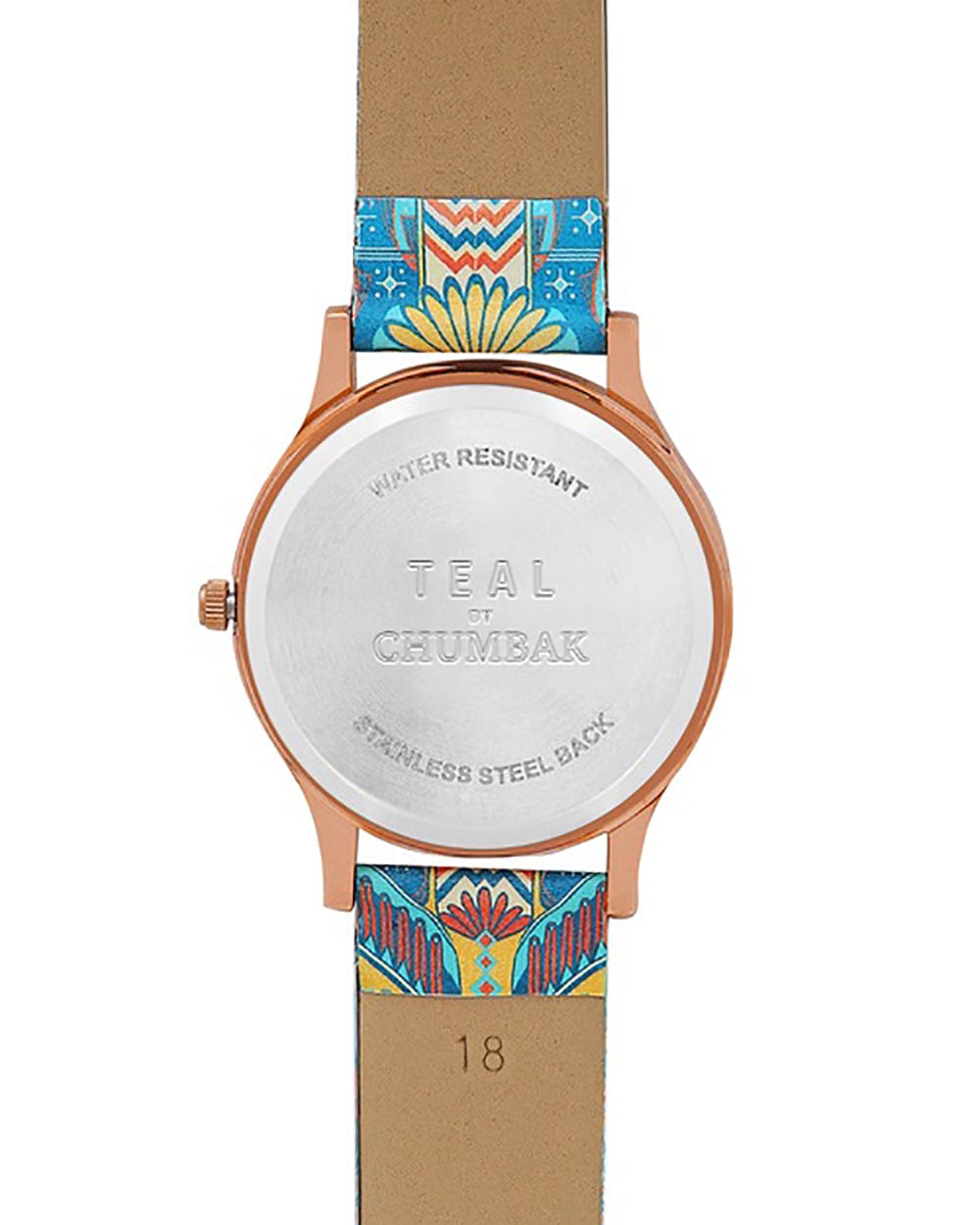 Chumbak TEAL by Chumbak Ornate Illusion Wrist Watch