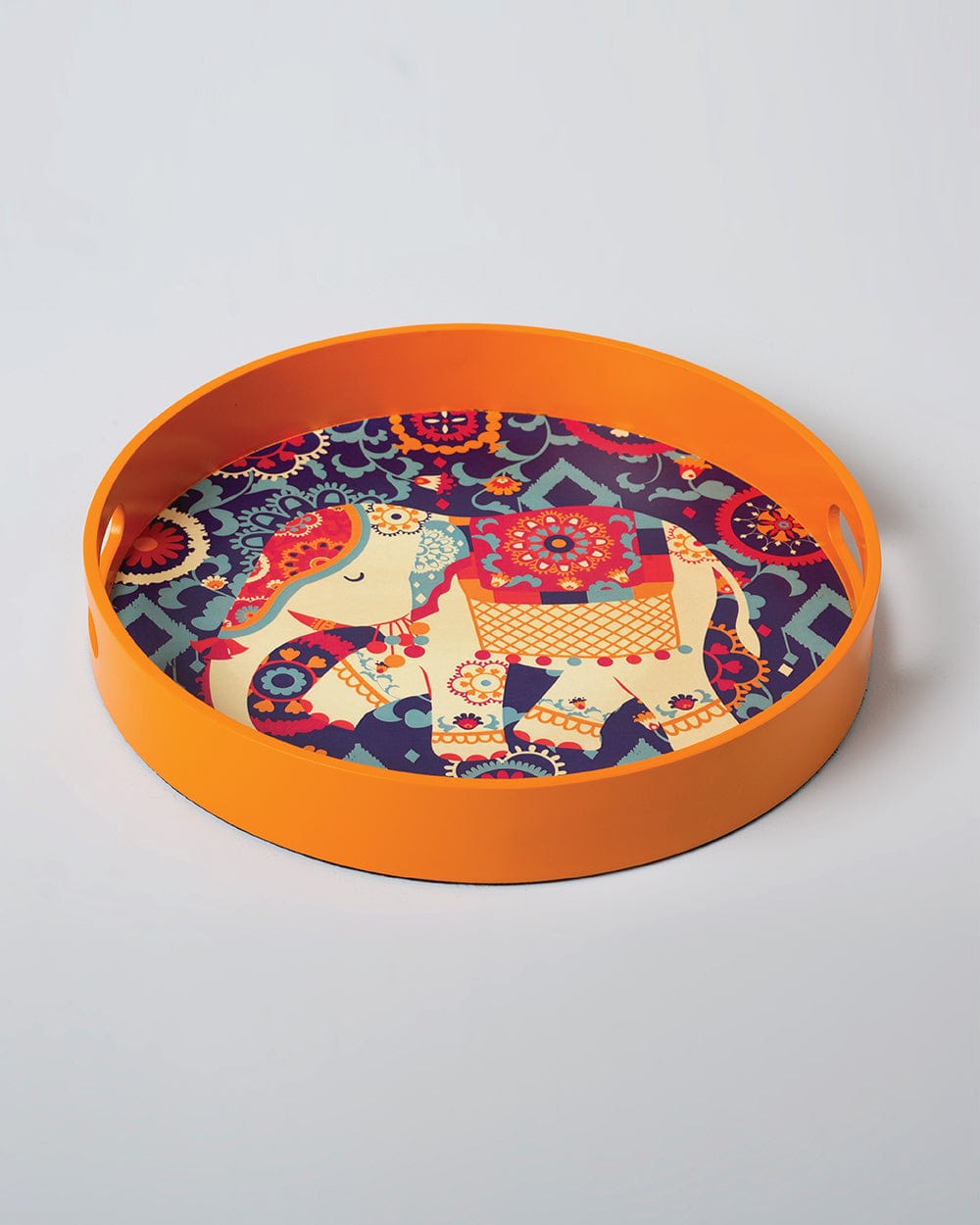 Chumbak Regal Elephant Round Tray