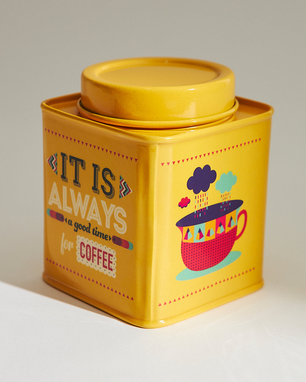 Coffee Time Storage Tin