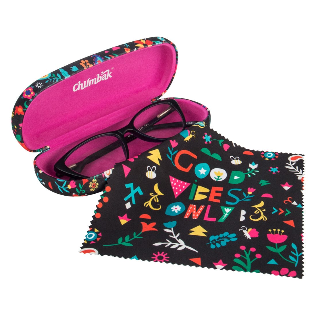 Chumbak Good Vibes Eyewear Case