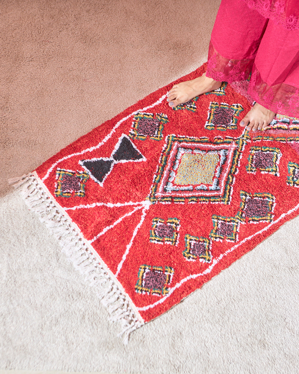 Colour Block Floor Rug